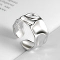 VENTFILLE 925 Sterling Silver Geometric Multilayer Round | SAMAG