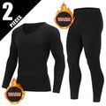 2-piece Men's Autumn/Winter V-neck Fashionable Casual Warm Suit Comfortable Sports And Fitness Long Sleeved Top Versatile Pants