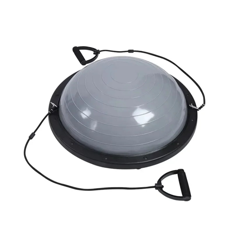 Striped Stability Yoga Half Ball Non - Slip Base Core - View 3 | SAMAG