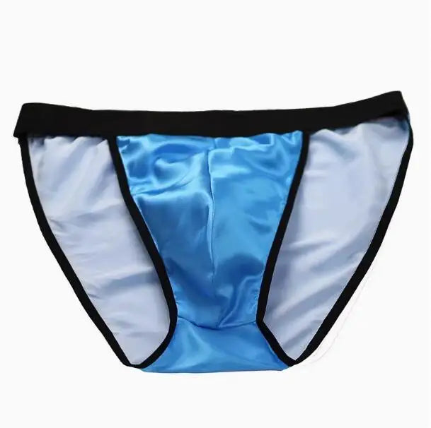 100% Mulberry Silk Men Panties Male Sexy Underwear
