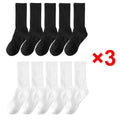10/20/30Pairs Pure Cotton Men's High Socks Classic Black | SAMAG