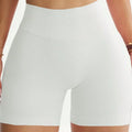 Women's Seamless Butt Lifting Sports Shorts, Suitable For Gym Workout, Cycling, Running, Black Tight Pants, Summer