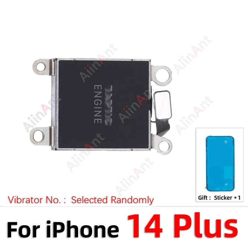 OEM Sticker + Flex For iPhone 12 13 14 15 Pro Max Plus mini For TAPTIC ENGINE Vibrator Motor Flex Cable
