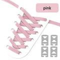 Elastic Shoelaces Without Ties Flat Shoe Laces for Sneakers Metal Buckle Lock Lazy Shoelace Mesh Precision Weaving Shoestrings