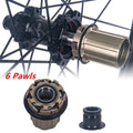 700C Road Disc Carbon Wheelset 32 37 46 50 60 75mm Tubeless Compatible Wheels Center Lock Or 6-blot Lock 6 Pawls 36T Ratchet