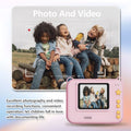 Digital Camera For Kids Instant Print Portable Small Camera With 32G Memory Card And 3 Rolls Printing Paper, Gift For Boys&Girls