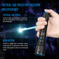 Trustfire T45R Powerful LEP Tactical Flashlight Hunting 21700 Rechargeable Lighting Torch 1695M Beam Range Military Self Defense