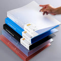 Heavy-Duty A4 Two-Ring filing binder - Holds 200 Sheets (100 Pages), Smooth-Running Rings，Durable Document Organizer