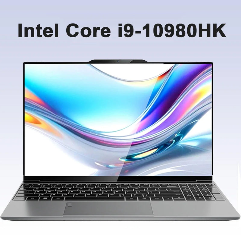 Xiaman 15.6" Portable Gaming Laptop Computer Intel Core i9 10980HK Gamer PC 16GB RAM 1TB SSD Windows 11 Office Study Notebook PC