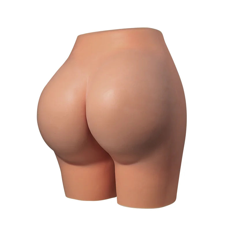 Lervanla Men's Silicone False Vagina Pants Sexy Buttocks 2cm Shemale Cosplay Crossdresser Drag Queen Hip Enhancer Pant 6 Colors