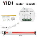 Customized Smart 25mm Curtain Motor Electric Roller Blinds Shutter Tubular Motor 38mm Tube Tuya Wifi Curtain Switch Moudle Alexa