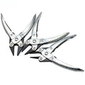 Parallel Pliers with Spring for Jewellery Clamping DIY Craft Carbon Steel Flat Sharp Round Nose Non-Slip Plier Jewelry Tools