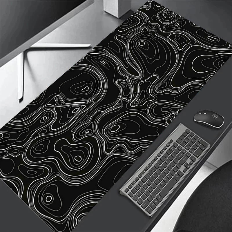 Computer Mouse Pad Strata Liquid Gaming PC Deskmat Laptop Pc Accessory Non-slip soft Mat XXL size Mousepad Large 900x400 Mats