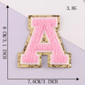 On Clothing Towel English Alphabet Decoration DIY Applique Accessories Patches Clothing Badges Clothes Embroidery Appliques