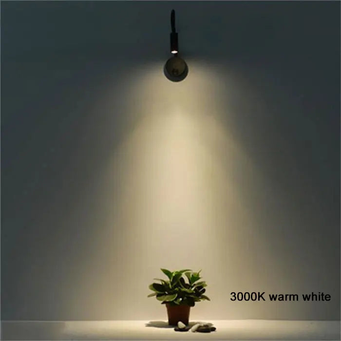 L40cm Long gooseneck 3W Led Wall Light Bedside Led Wall Lighting Black Switch hose AC90-260V 110V 220V reading Lights book lamp