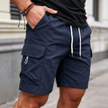 Men's Summer Cargo Shorts Multi-Pocket Drawstring Pants | SAMAG