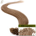 TESS U Tip Fusion Hair Extensions Microlink Keratin Hair Extensions 1g/pc Human Hair Capsules Pre Bonded Natural Hair Extensions