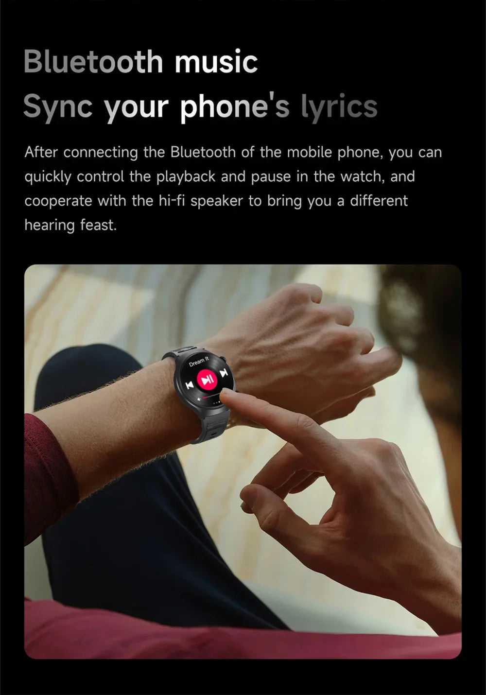 G.L Wear 2025 New Men's Smart Watch HD Display Health Tracking Bluetooth Calling Voice Assistant Sports Smartwatch