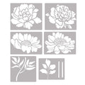 Garden Fence Large Flower Template Diy Handicraft Painting Template Inkjet Painting Template Wooden Wall Canvas Drawing Card