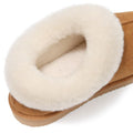 Bebealy Women's Plush Memory Foam Cotton Boots Indoor Warm Anti-Skid Suede Fur Lining Slippers Lady Comfort Fuzzy Houes Slippers