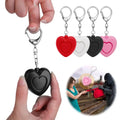 Heart Shape Personal Safety Alarm, 130dB Emergency Self Defense Keychain for Women, Personal Security Anti Attack Tool