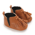 Brown Baptismal Baby Shoes For Boys And Girls Casual Soft Soled Non Slip Baby Shoes For 0-18 Months Baby Walking Shoes