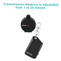 SUNRI-2X RF Wireless Anti Loss Device Security Protection Personal Guard Buzzer Light Anti Theft Alarm Home Automation Kits