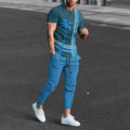 New Men's Comfortable Breathable Short Sleeve Round Neck | SAMAG