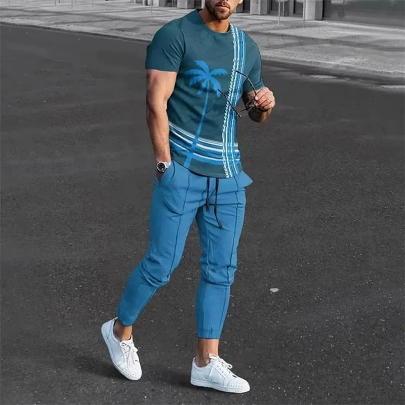 New Men's Comfortable Breathable Short Sleeve Round Neck | SAMAG
