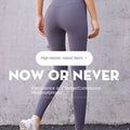 Summer new double-sided woolen nude fitness pants no embarrassing line women's sportswear buttocks lifting high waist yoga pants