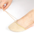 Dynadans New Professional Rhythmic Gymnastics Shoes Women's Half Foot Shoes Children's Suede Half Foot Dance Toe Shoes