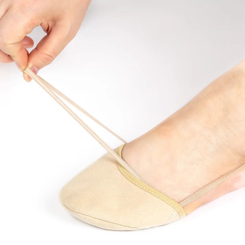 Dynadans New Professional Rhythmic Gymnastics Shoes Women's Half Foot Shoes Children's Suede Half Foot Dance Toe Shoes