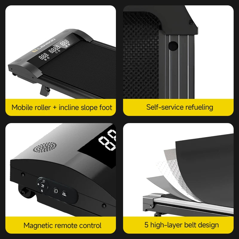 Portable Home Fitness Electric Treadmill with LED Screen | SAMAG