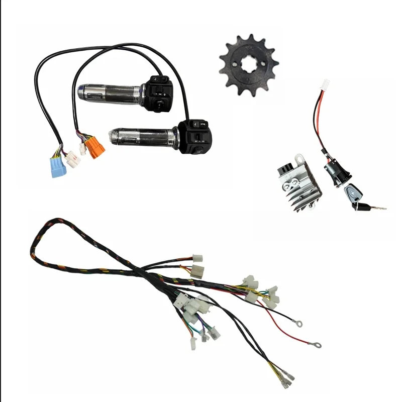 NBpower QS205 72V 5000W 170/190mm Dropout Electric Fat Bike 20/24/26x4.0 Snow Bike Rear hub Motor Wheel Kit Fardriver ND72680