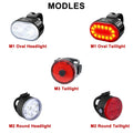 BUCKLOS Bike Lighting Front/Rear/Set Lights Bicycle Lamp Led Cycling Light Bike Lighting for Bicycle MTB Front Taillight Lantern