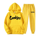 Men and women of the same fashion trend hoodie casual two - piece suit jacket pants brand printing logo size - View 4 | SAMAG