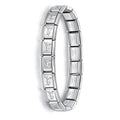Hapiship New Women's Jewelry 9mm Width Itanlian Elastic Charm Bracelet Fashion Stainless Steel Bangle ST - Visuel 13 | SAMAG