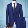The New Store Offers Discounted Prices  Casual Formal Business Men's Fashionable Gentleman Solid Color All-season Fitted Suit