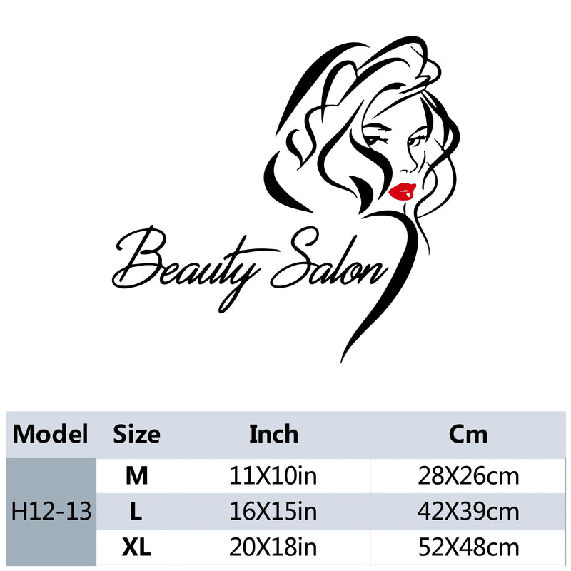 1 pc amazing salon dressed waterproof Wall Sticker Pvc Stickers Art Paper For home Bedroom Background