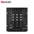 GAX-DM4 OEM  Professional 4-channel Audio Stereo Mixer with Sound Card Home KTV Stage DJ Mixing Console