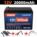 12V 10.5Ah Lithium Battery Rechargeable Replacement 12V Sprayer Battery with Built-in High Current BMS 12.6V 3A Charger 21A 30A