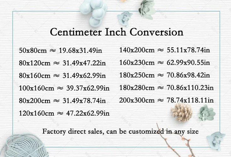 Modern Luxury Rugs Living Room Decoration Home Large Carpet for Bedroom Children's Room Decor Floor Mats Green Porch Doormat
