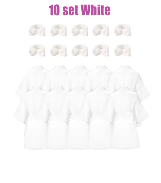 6-18Set Spa Party Robes for Girls Gowns for Supplies | SAMAG