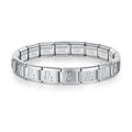 Hapiship Women's Jewelry DIY 9mm Width Itanlian Elastic Charm Bracelet Fashion Stainless Steel Bangle ST - Visuel 9 | SAMAG