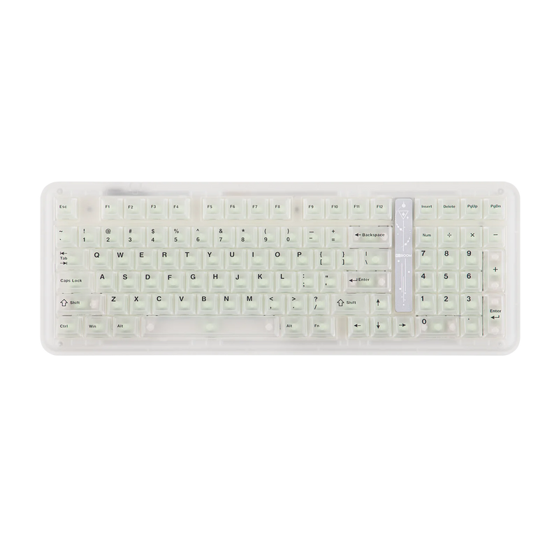 KiiBOOM Phantom98 Lite 96% ANSI US Layout VIA Programmable Gasket Wired/BT/2.4GHz Wireless Mechanical Gaming Keyboard 8000mAh