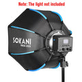 Sokani SBOX-O55 55cm Octagon Softbox Bowens Mount for Sokani X100 X60 Mini COLBOR CL60 Aputure 60X 200X Godox LED Video Light