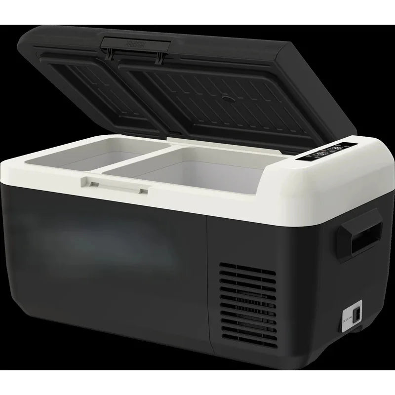Car Refrigerator 30L Double Zone App Control Cooler Freezer Portable Travel Camping