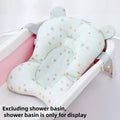 Adjustable Bathtub Support Mat Foldable Floating Baby Bath Seat Pad Shower Cushion Safety Water Pad for Newborn Baby Bathing Use