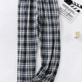 Men's Stylish Summer Pajama Pants, Thin Home Pants, Loose Breathable Air-Conditioned Pants with Elastic Waist