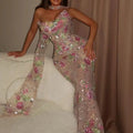 Sansa Customized Sleeveless Prom Dresses Lace Embroidery | SAMAG